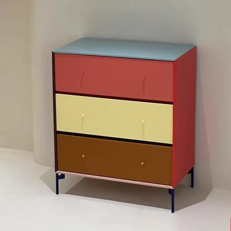 Dopamine wood paint chest cabinet dining side cabinet combination cabinet