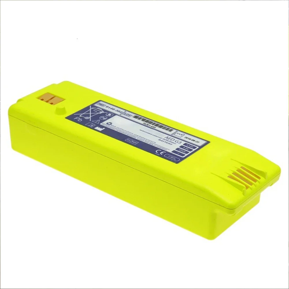 9146-302 7750mah For Cardiac Science Intellisense PowerHeart G3 AED Lithium Battery