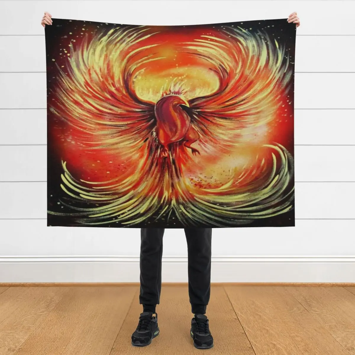 

Phoenix Throw Blanket Bed Fashionable funny gift Hairys Blankets