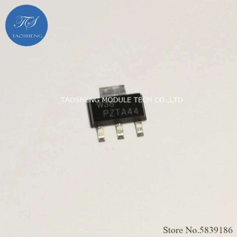 

1pcs NEW AND ORIGINAL PZTA44 SOT-223 400V 300MA NPN SMD High Voltage Transistor