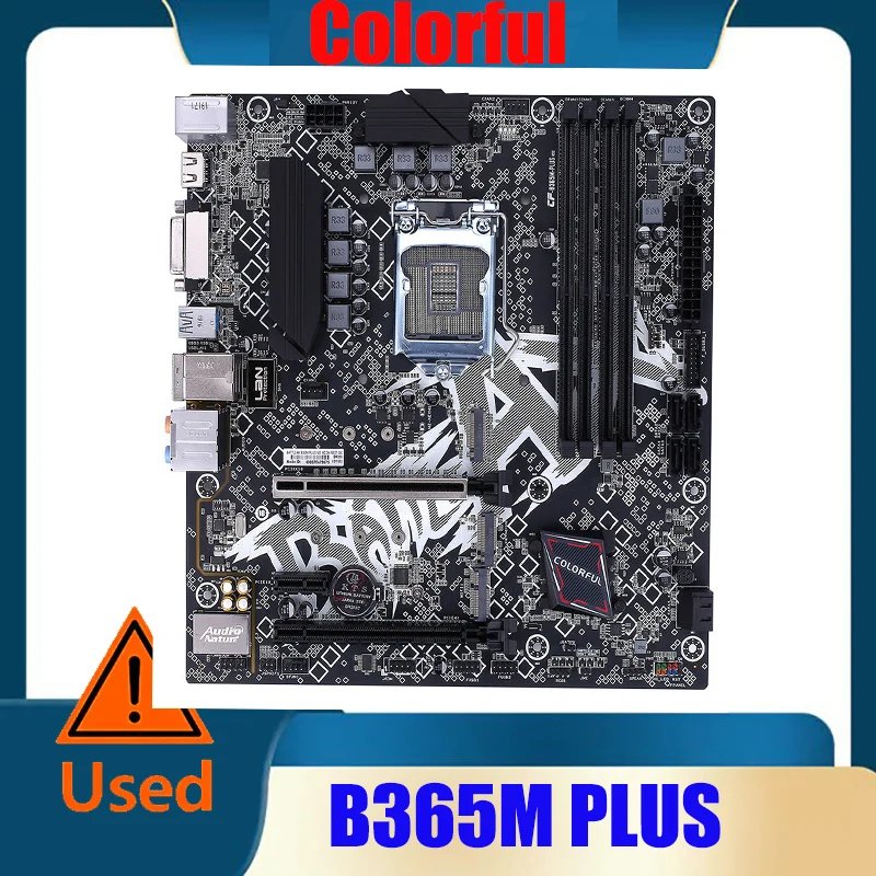 

Colorful B365M PLUS Micro ATX Intel B365 M.2 SSD 64G Double Channel Support 8 9 Gen LGA 1151 CPU Motherboard