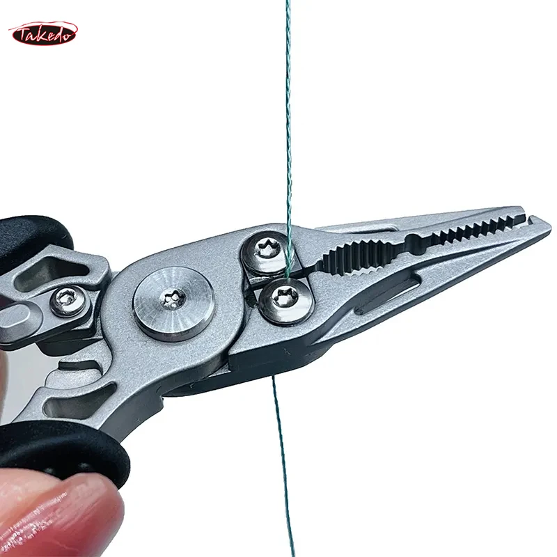 Alicates de pesca TAKEDO multifuncionales con corte y sacaanzuelos - imagen 5