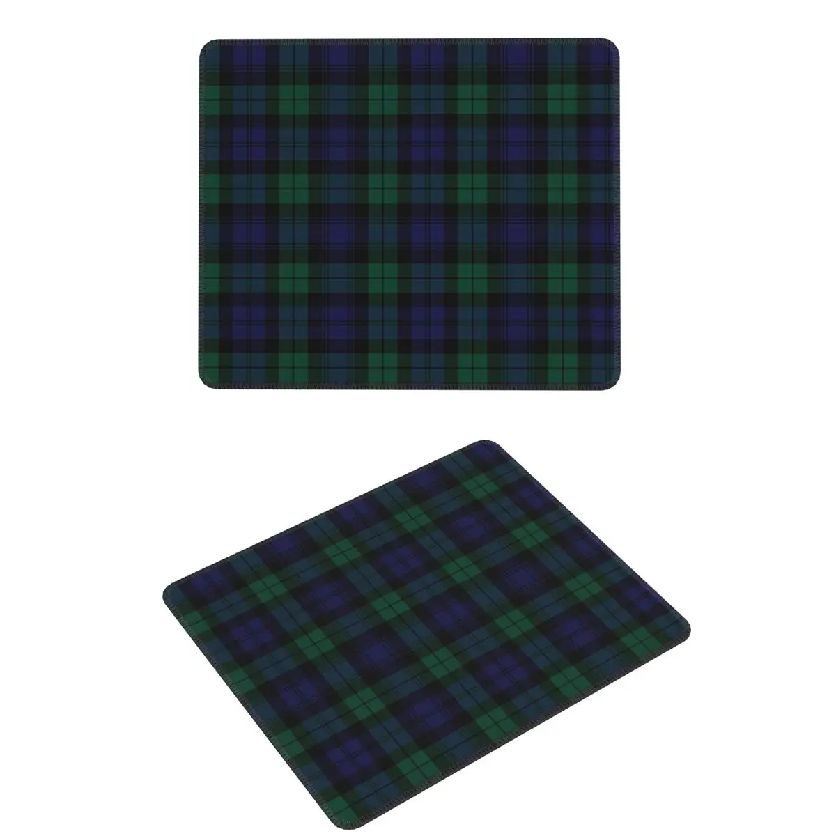 

Blackwatch Tartan Modern Cute Blue And Green Plaid Mouse Pad Computer Keyboard Mouse Mat Gamer PC Laptop Desk Mat Office