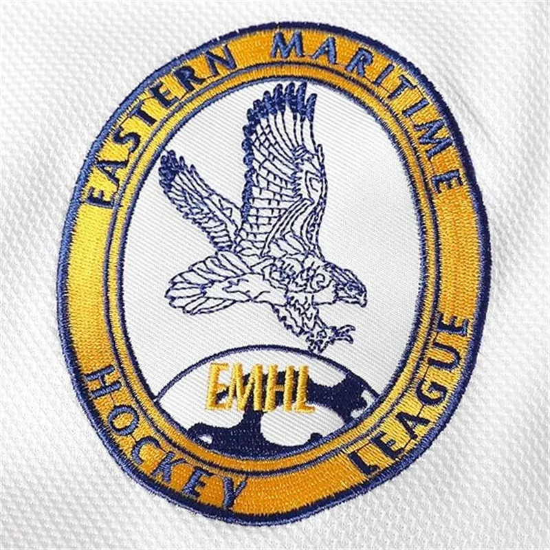 dd12 فيلم Goon Ross The BOSS ST John's Shamrocks # 3 RHEA هوكي جيرسي ملابس رياضية رجالي تأثيري EMHL الخياطة والتطريز