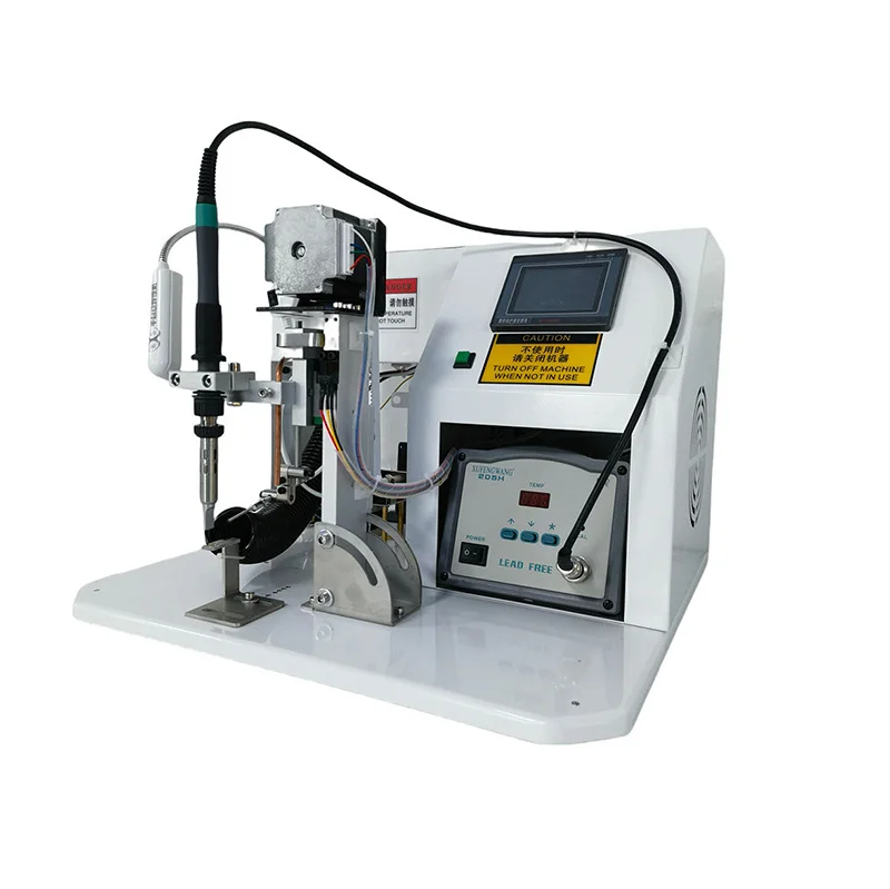

PLC Control Tin Spot Welding Semi Automatic Data Line Soldering Machine USB C Soldering Machines