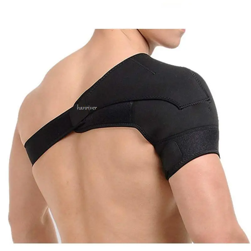 Adjustable Left/Right Shoulder Support Bandage Protector Brace Joint Pain Injury Shoulder Strap Tennis Sport Training Equipment