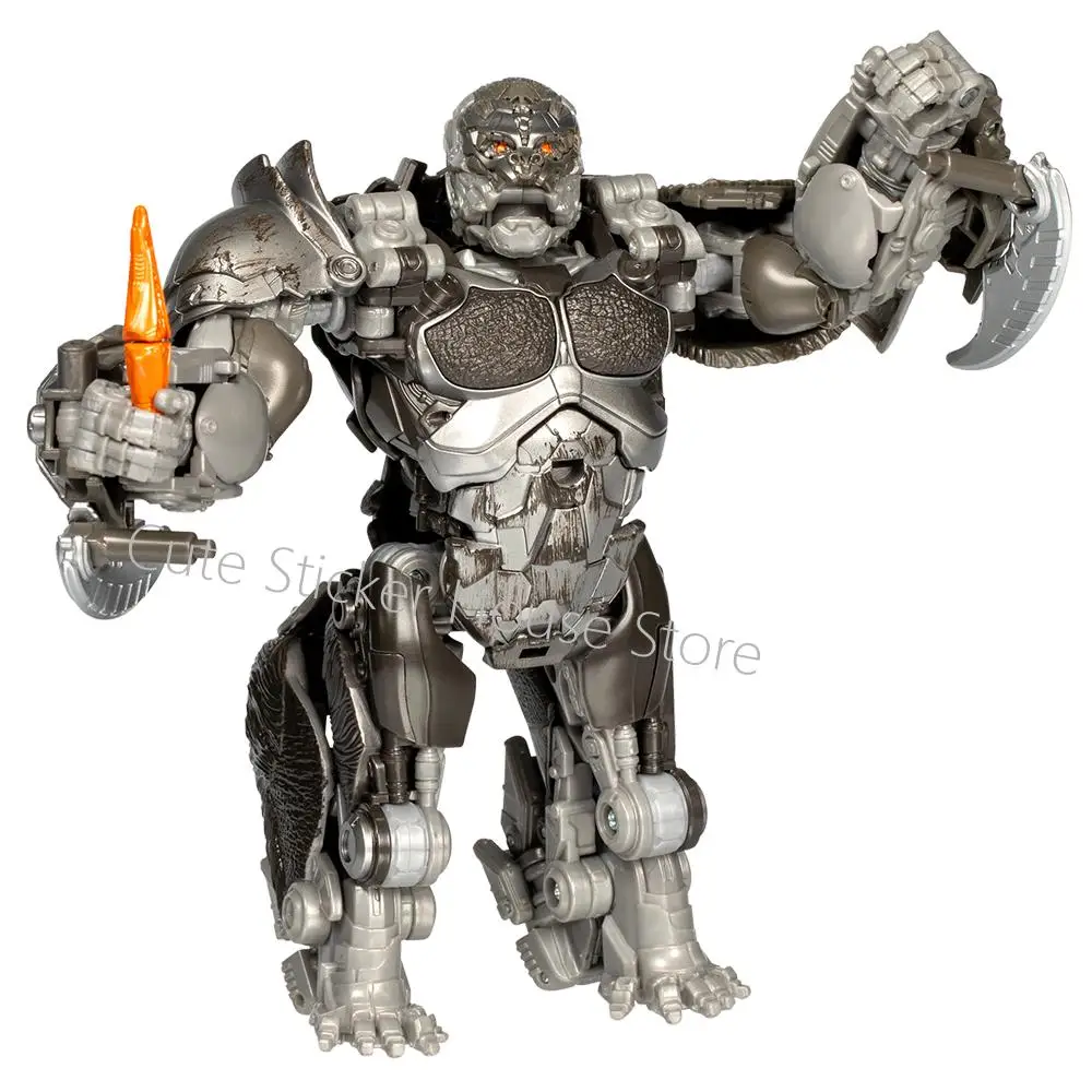 Oryginalne figurki Transformers Rise of The Beasts Apelinq Ape Robot z serii Hasbro Studio Series SS118 Leader Class, dostępne od ręki.