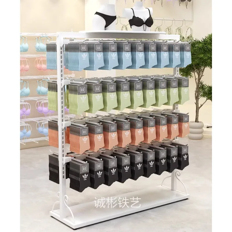 

Adjustable Display Rack Silk Pantyhose Boxed Underwear Double-sided Middle Island Mobile Phone Case Jewelry Display Rack