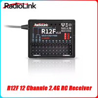 Radiolink R12F 12-Channel 2.4G RC Receiver with Voltage Transmission & Telemetry Long Range RX for Crawler Drifting Car