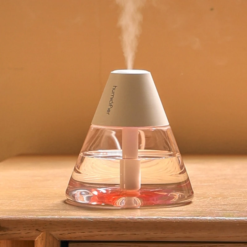 260ml Volcano Air Humidifier Ultrasonic Essential Oil Diffuser Home Purifier