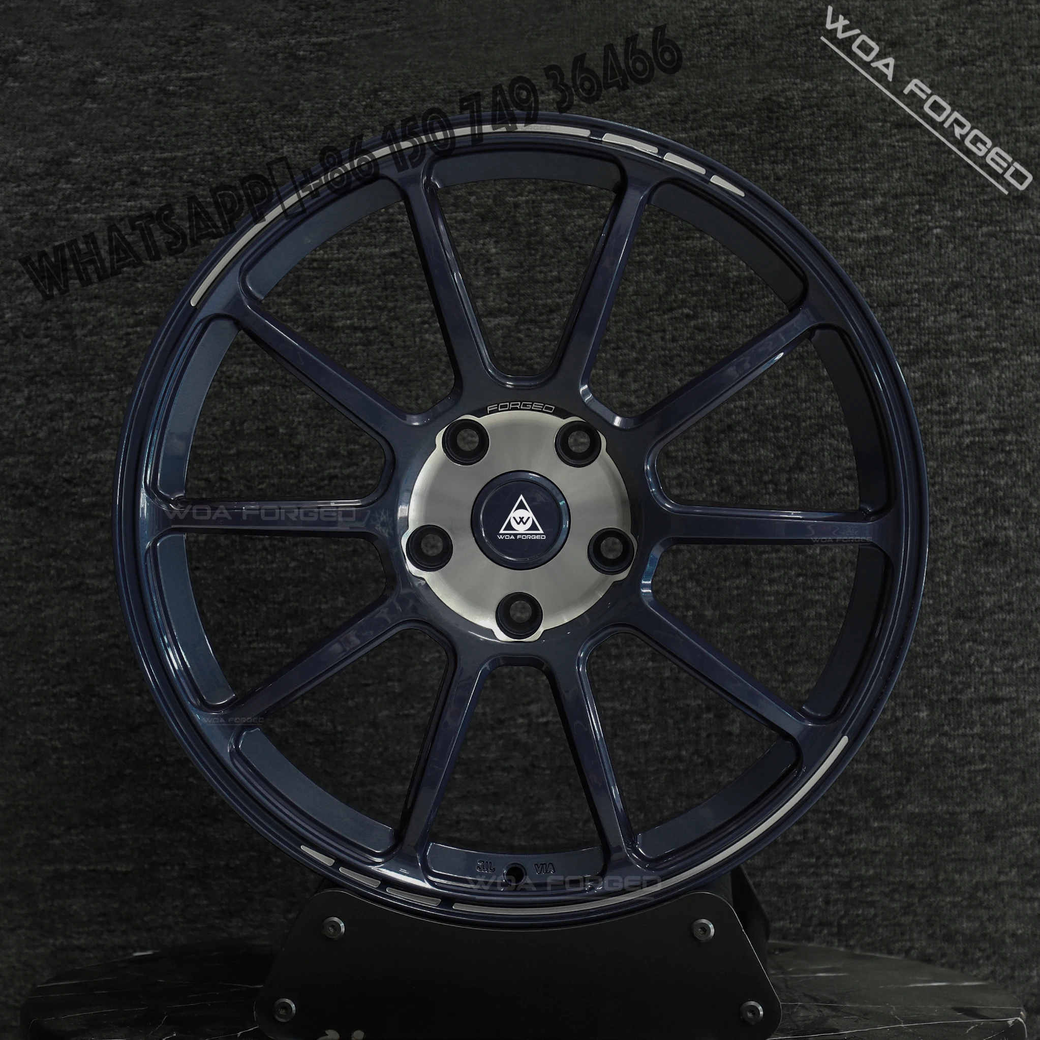 

ZE40 Lightweight Forged Sport Car Wheels 5x120 5x112 5x139.7 Bule Aluminum Deep Recessed 35mm 20mm 4x100 Deep Passenger Cars