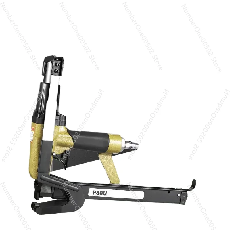 Pneumatic Nailing Gun Brown Chip Air Nailing Gun Sofa Cushion Cloth Blanket Woodworking Pneumatic Nail Gun Air Stapler P88U