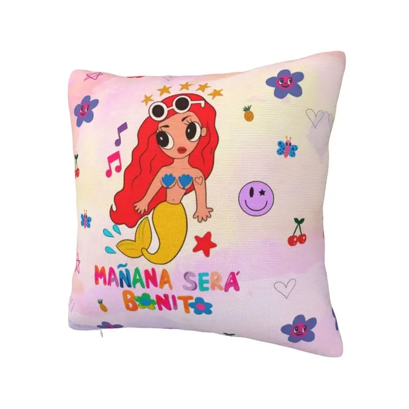 Nordic Manana Sera Bonito Karol G Cushion Cover 45*45 cm Polyester Throw Pillow Case Home Decorative Bedding Sofa Pillowslip