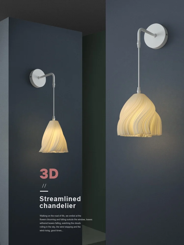 Nordische 3d Wand lampe künstlerische und kreative Halterung Lampe geeignet für zu Hause Schlafzimmer Studie Dekoration LED hängende Leuchten