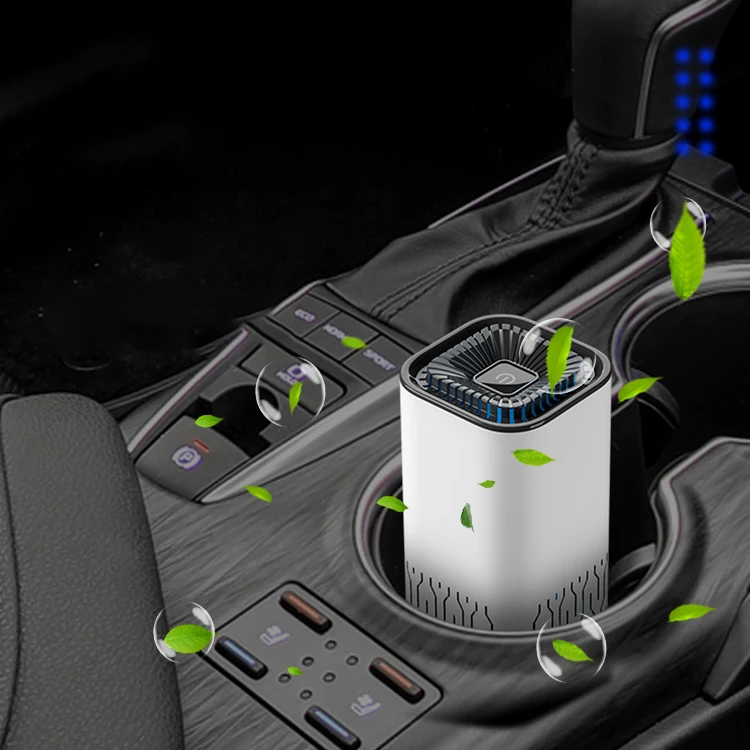 

Трехрежимный портативный умный автомобильный очиститель воздуха H13 с беспроводной зарядкой