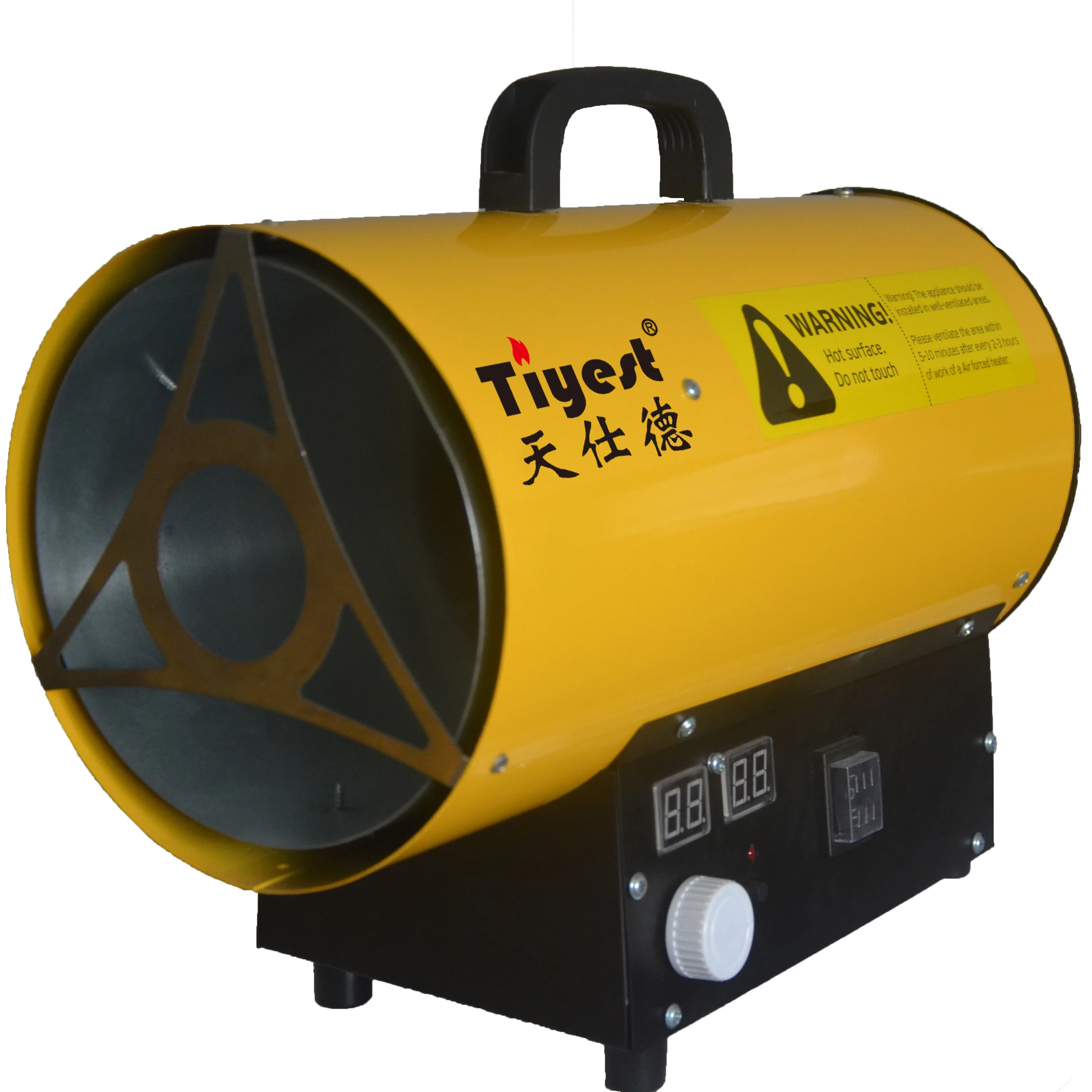 Fast Heating Multi-Use Heater For Greenhouse/Workshops - 10kW LPG Air Forced Heater With Cut-Off Protection