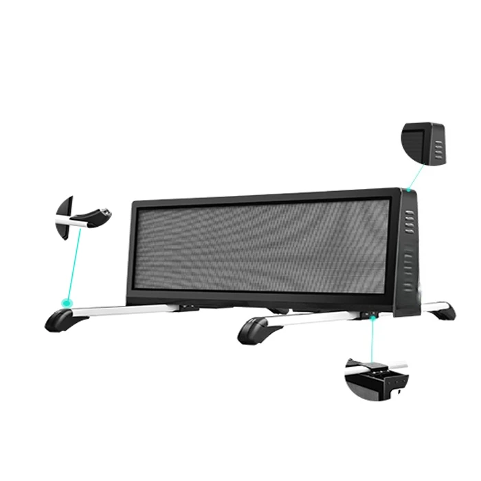 

Waterproof Full Color Taxi Top Advertising Light Emitting Diode Display