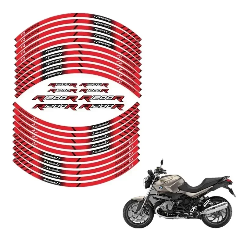 FOR BMW R1200R Motorcycle Motor Parts Contour Wheel Decoration Decal Sticker - 3