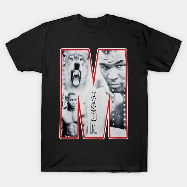 Rare Boxing Champion Mike Tyson T-Shirt 100% Cotton O-Neck Short Sleeve Summer Casual Mens T-shirt Streetwear