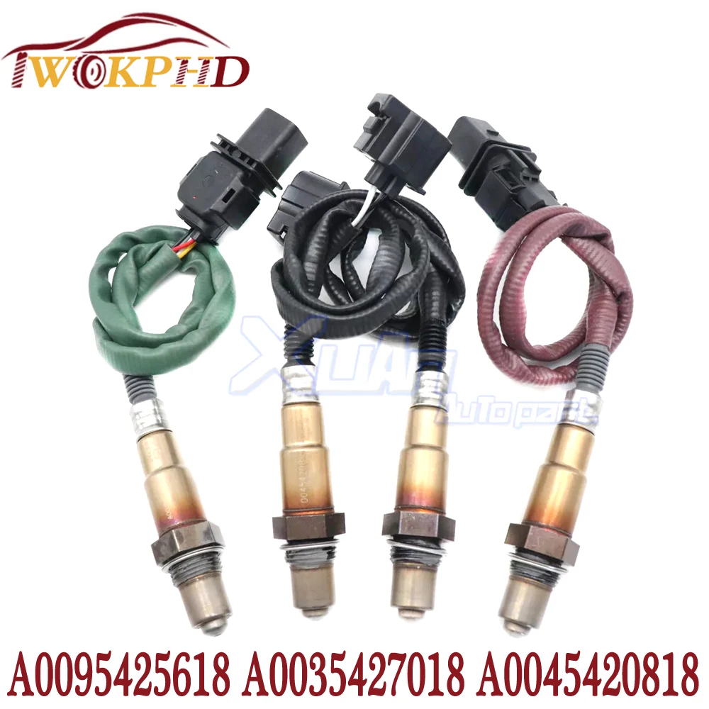 NEW 4PCS Air Fuel Ratio Lambda Oxygen Sensor A0095425618 A0035427018 A0045420818 For Mercedes-Benz C280 C300 W204 4Matic 2007-14