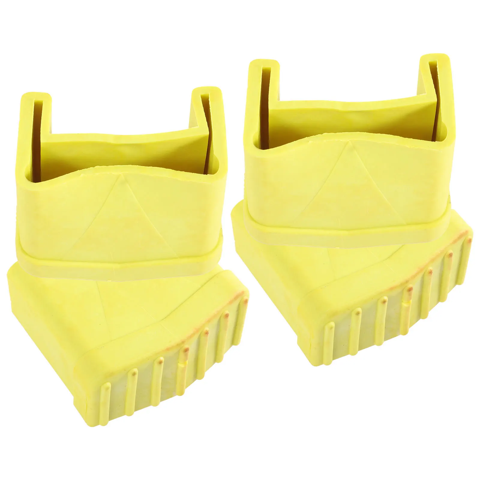 

4Pcs Non-Skid Ladder Feet Covers Professional Rubber Ladder Pads Protective Foot Caps for Extension Step Engineering Ladders
