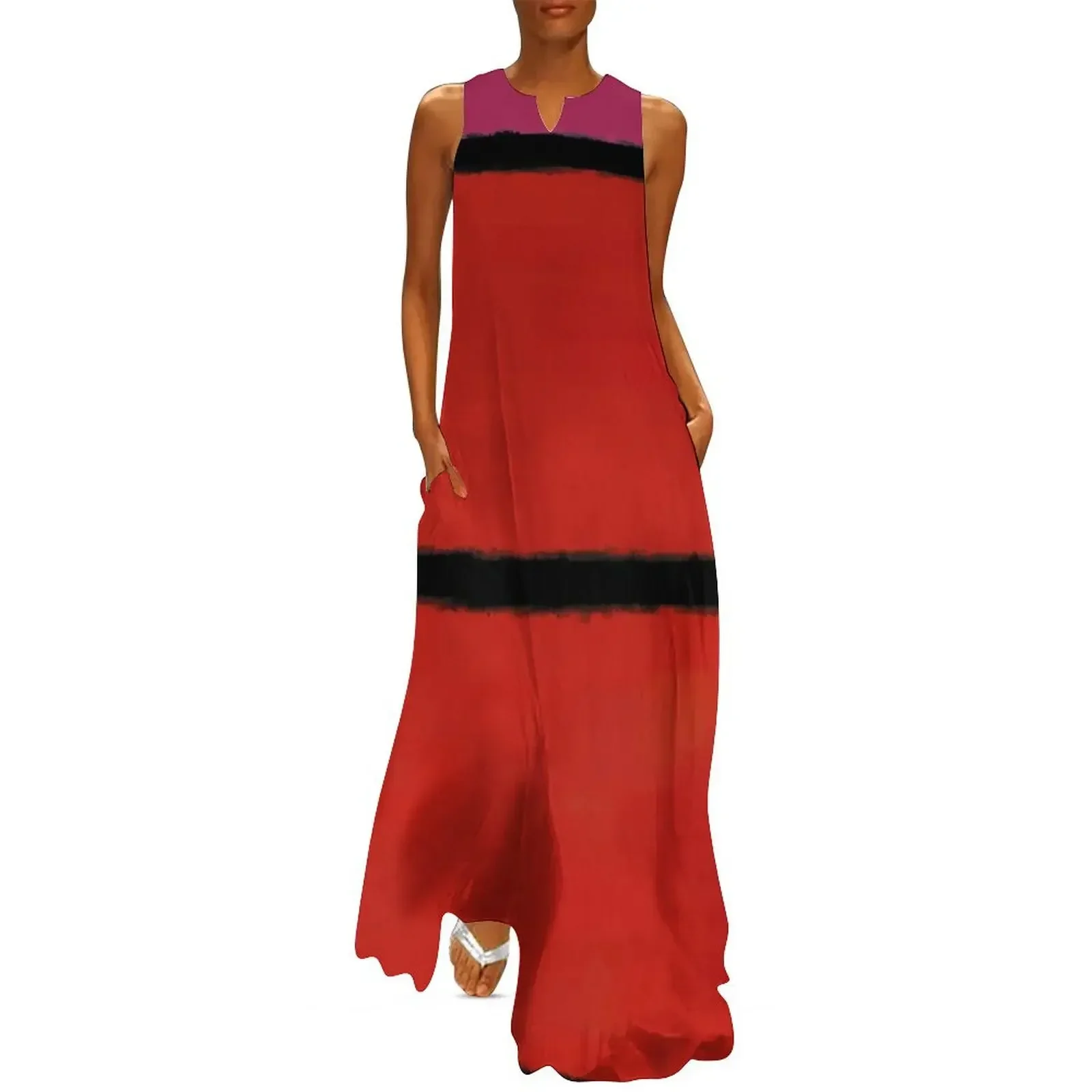 

Rothko Inspired #22 Long Dress evening dresses women women's fashion dresses long dresses for women Dress
