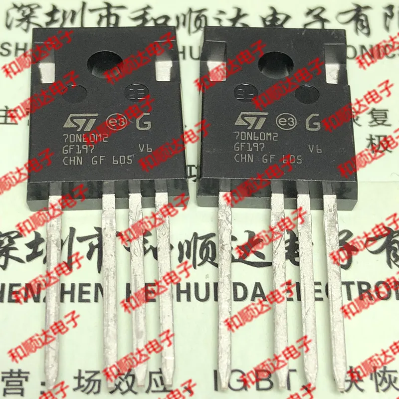 STW70N60M2-4 70N60M2 العلامة التجارية الجديدة TO-247-4 مع تبادل الجودة وقدرة التصوير المباشر