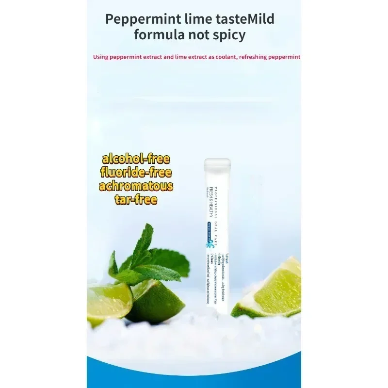 20 piezas-Higiene bucal para el cuidado de la boca, higiene bucal, menta fuerte, limpieza, eliminación de placa de Saliva, Reduce el mal aliento