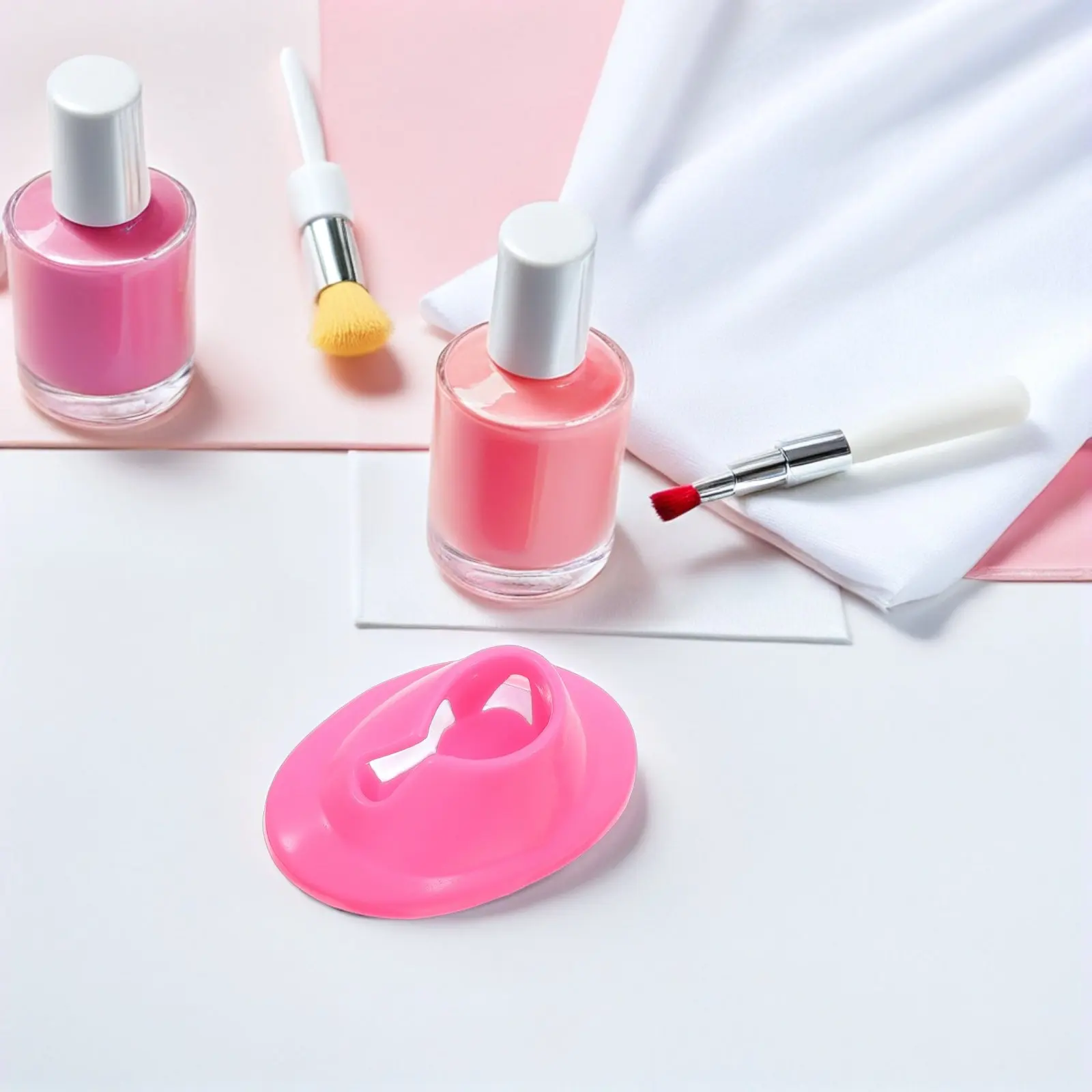 

8Pcs Nail Polish Display Stand Organizer for Salon Manicure Art Storage Anti-Spill Acrylic Nail Bottle Holder Professional Color