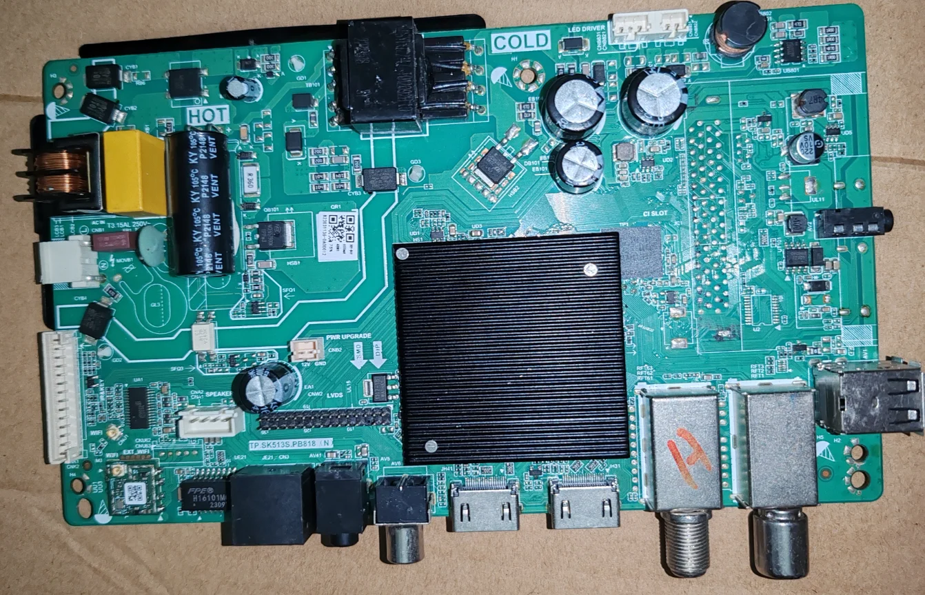 tpsk513spb818-t-wifi-ネットワーク-tv-マザーボード、物理写真、30-84v-300ma-48w-1920x1080-1g-8g-android-13-でテスト済み