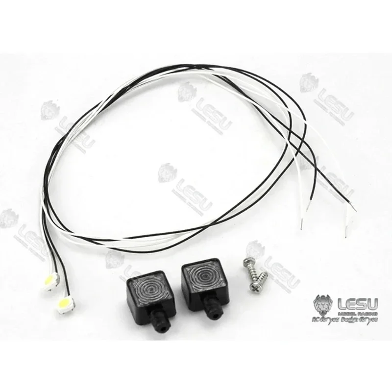 RC 1/14 LED Światło do Ciężarówki Biały Reflektor Oświetleniowy S-1231 Field Trap LED Światło Montażowe na Stelaż Akcesoria do Modeli LESU Części DIY