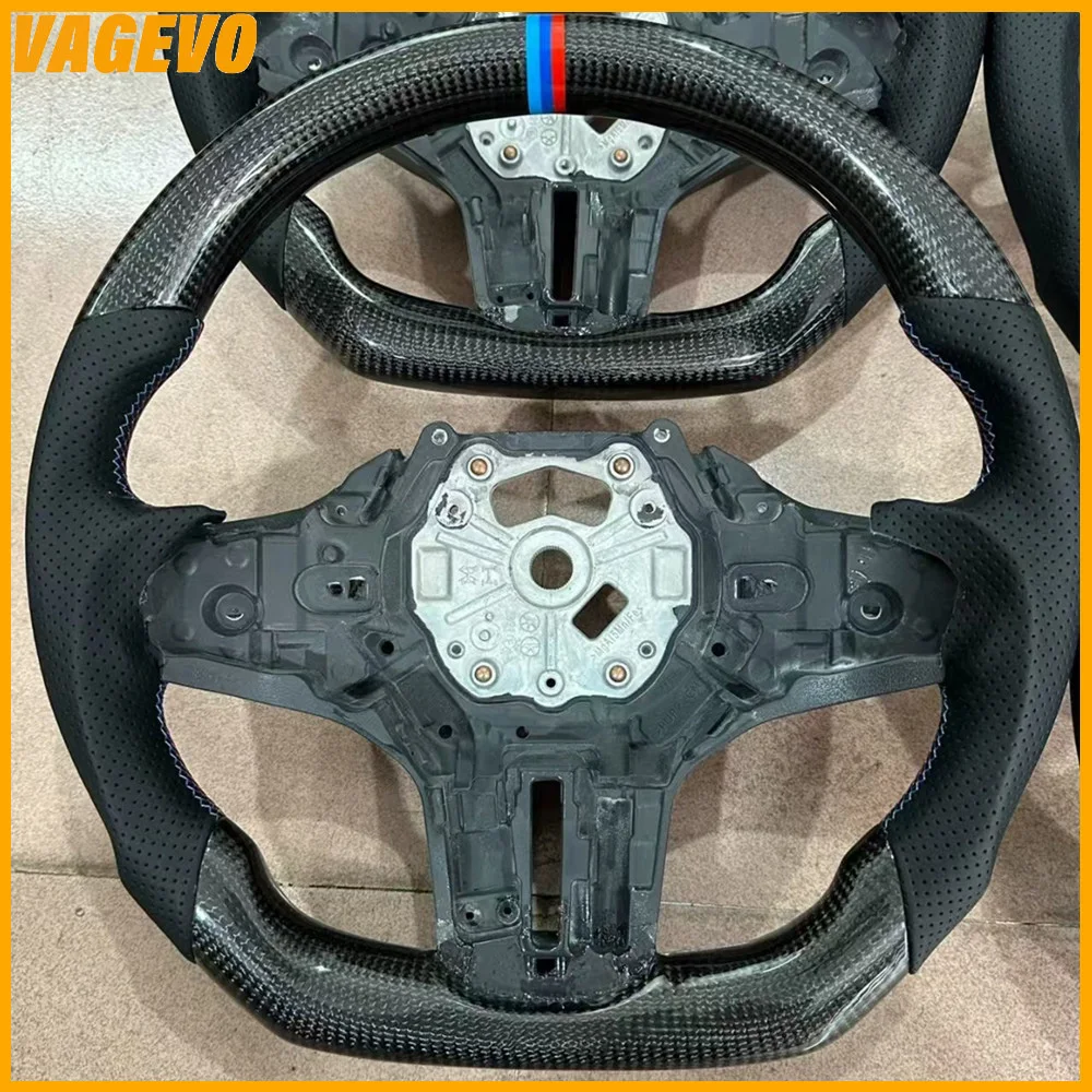 Carbon fiber leather sports steering wheel for BMW G20 G30 G01 G08 G11 G12 G14 G15 G16 G17 G22 G23 G24 G26 G31, Car Accessories