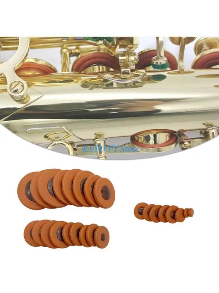 G6DE Replacements for Saxophone Performances Accessory Altos Saxophone Leather Pad