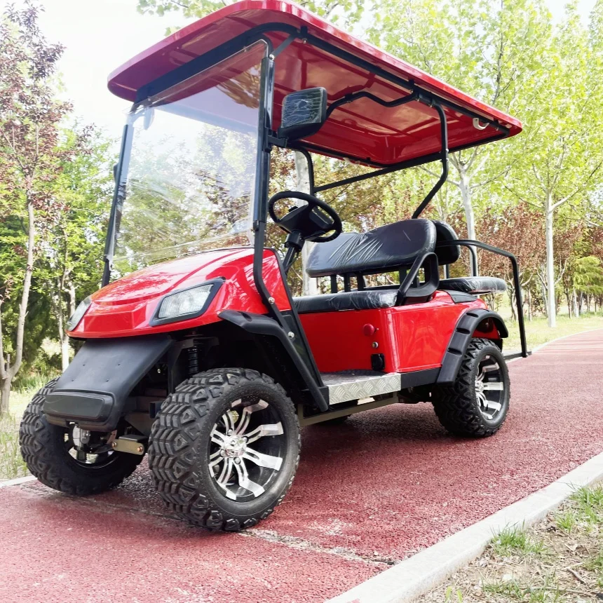 

Golf Course 60V 72V Electric Golf Cart Street Legal 2 Seater 5KW Powerful Motor Golf Cart Rapid Delivery Electric Golf Trolley