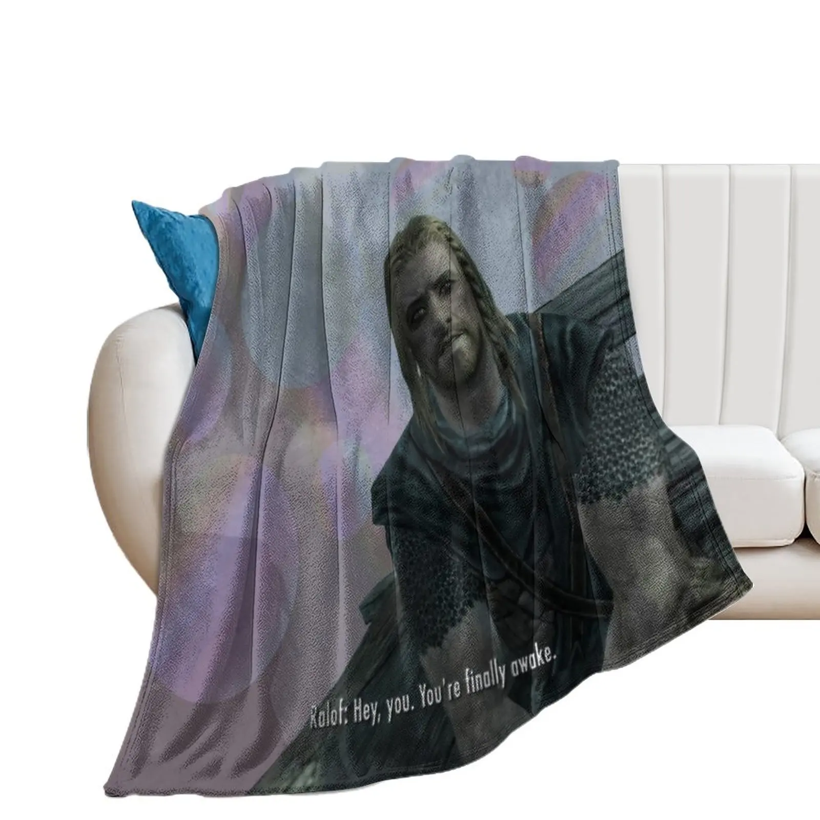 

HDR - Hey, you. You're finally awake. Throw Blanket Luxury Thicken christmas gifts Blankets