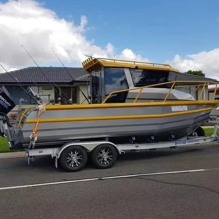 New 25ft/7.5m Aluminum Fishing Easy Craft Boat With CE Certificate