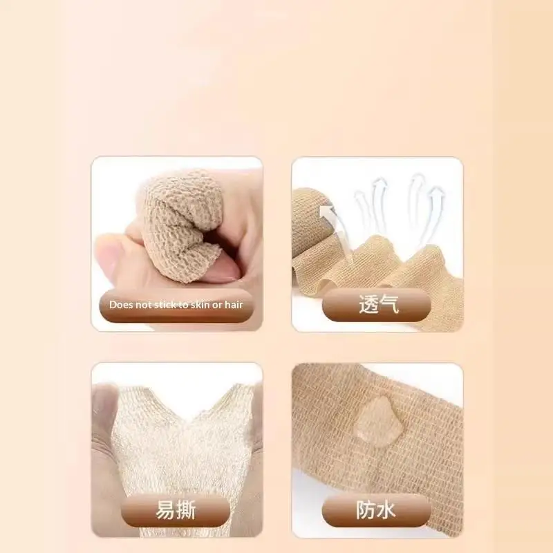 Self Adhesive Elastic Bandage 5Pcs Non-Slip Sports Wrap 2.5/5/7.5/10cm for Finger Wrist Leg Pet Vet Wrap First Aid Use