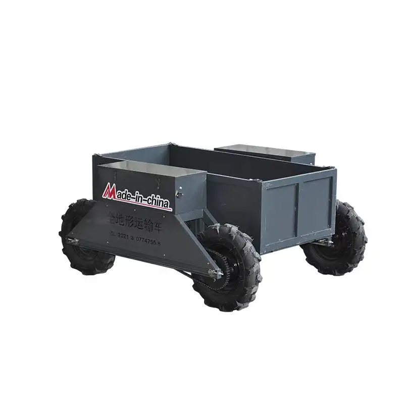 【2026】مركبة تسلق النقل الزراعي بجهاز التحكم عن بعد لجميع التضاريس، أداة نقل بأربع عجلات