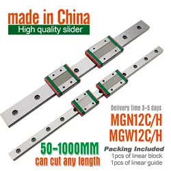 MGN12H Linear Guide Slider Block 300MM 330MM 350 400MM 450MM 500MM MGN12C MGN9C MGN9H Linear Rail