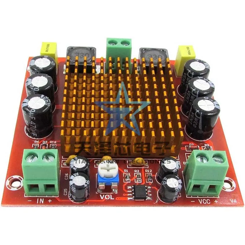 

XH-M544 Mono 150W Digital PoWer AMplifier Board TPA3116DA Digital Audio AMplifier Board 12-26V