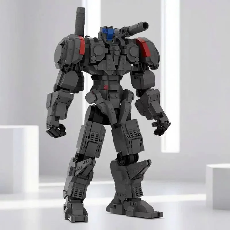 MOC Creative Film and Television Mech Tango Wolf Warrior Building Blocks Model Adult Puzzle Assembly Toys Birthday Gift Ornament