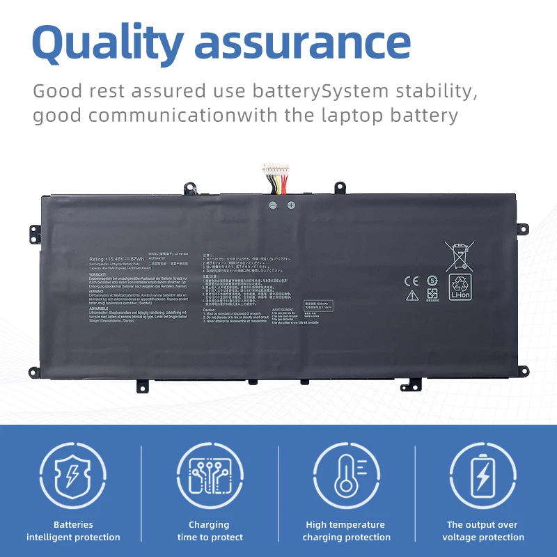 SUOZHAN  Laptop Battery C41N1904 For ASUS ZenBook 14 UX425UA UM425IA UX425EA UX425JA BX325JA UX325EA UX325JA UX363EA