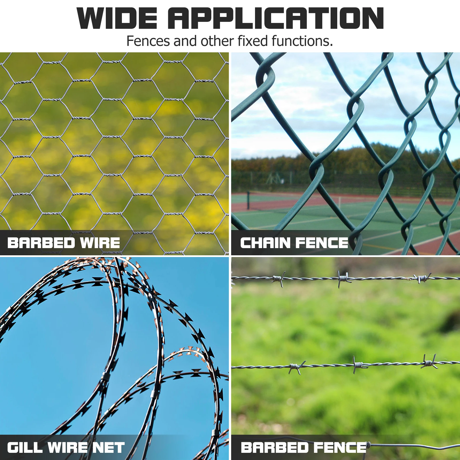 

70 Pcs U-shaped Nails Heavy Duty Wire Fence Staples for Wood Post Fastener Galvanized Garden Fencing Installation