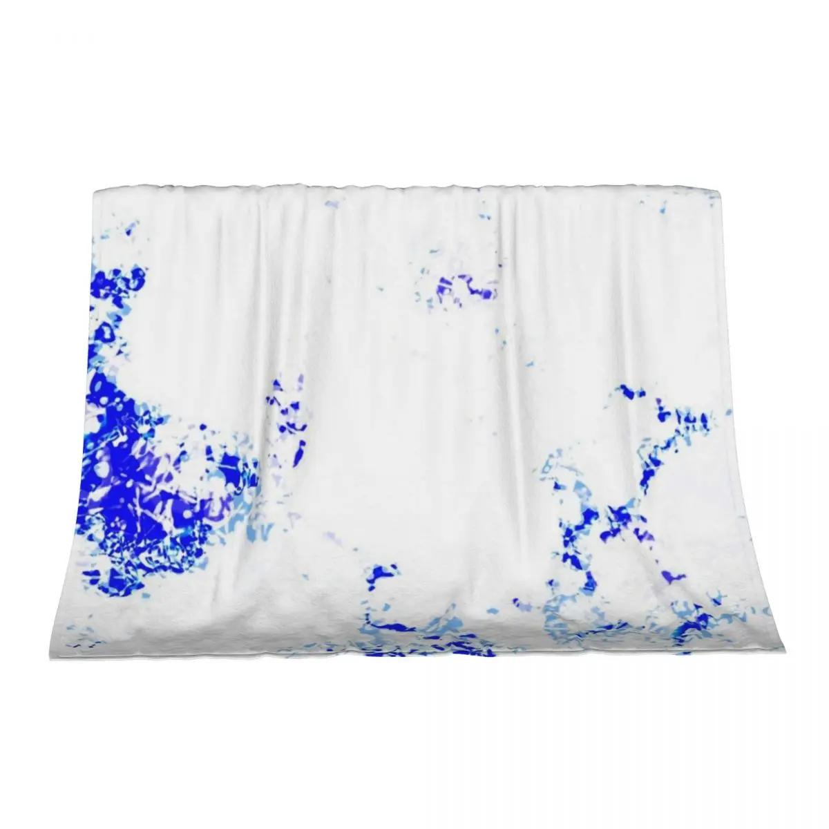 

Cool Blue/Purple Tye Dye Design Throw Blanket Luxury Brand Picnic Soft Plaid Blankets