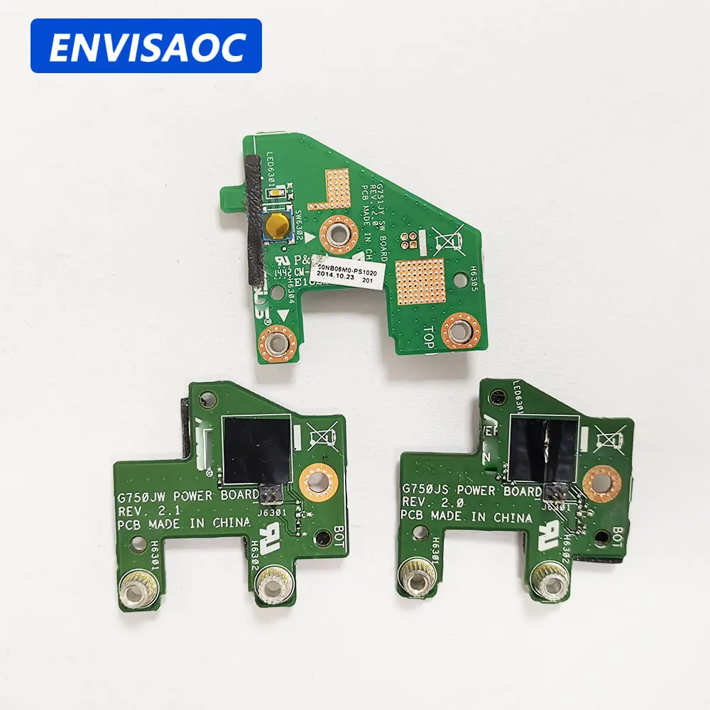 

OEM For ASUS G751J G751JY G751JL G751JM G751JT G751JL G750JW G750JS G750JM G750JH G750JZ G750JY Laptop Switch Power Button Board