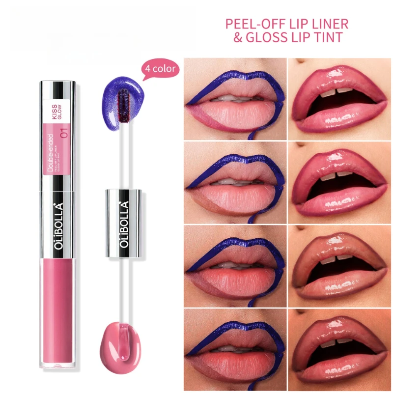 

New Pearlescent Blue Double-ended Tear-off Gloss Glaze Enlargement Waterproof Non-stick Cup Peel-off Liner