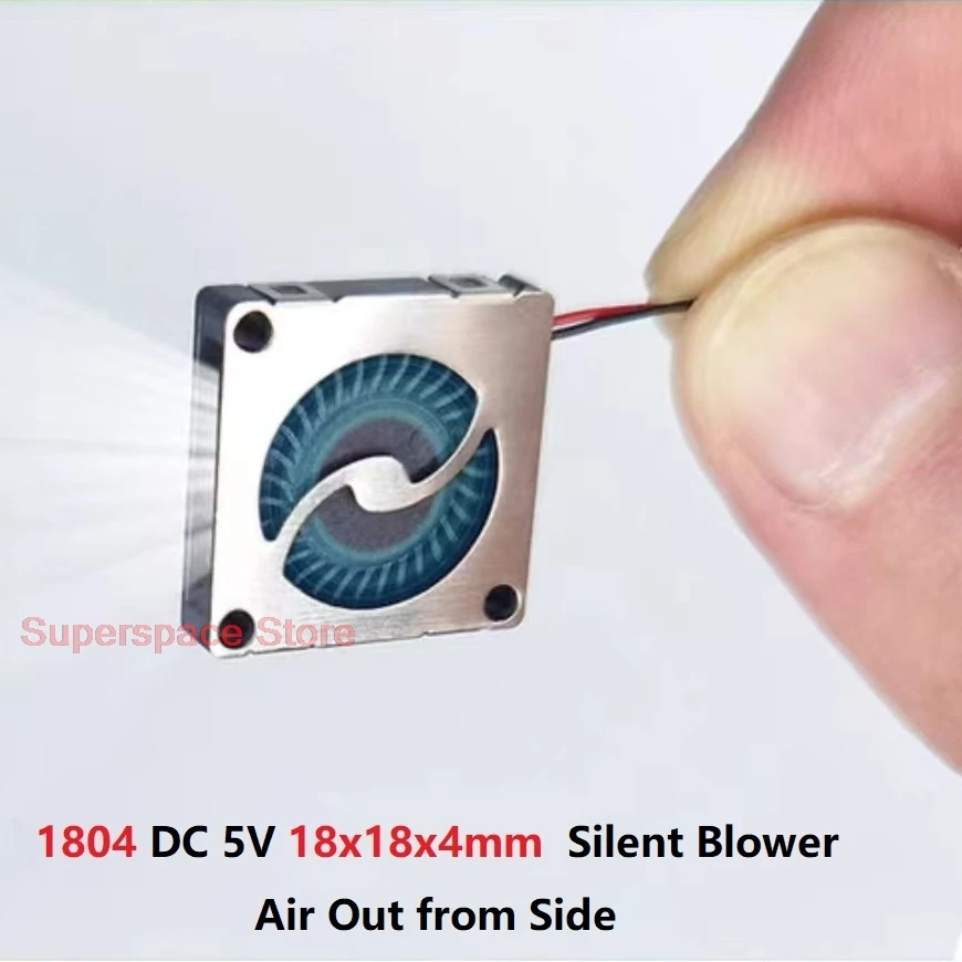 2006 Brushless Fan  20x20x6 1000RPM Heat Radiation1804 RFA1804 Mini Cooling Ultra-thin Turbine Fan DC 5V 18x18x4 13000RPM