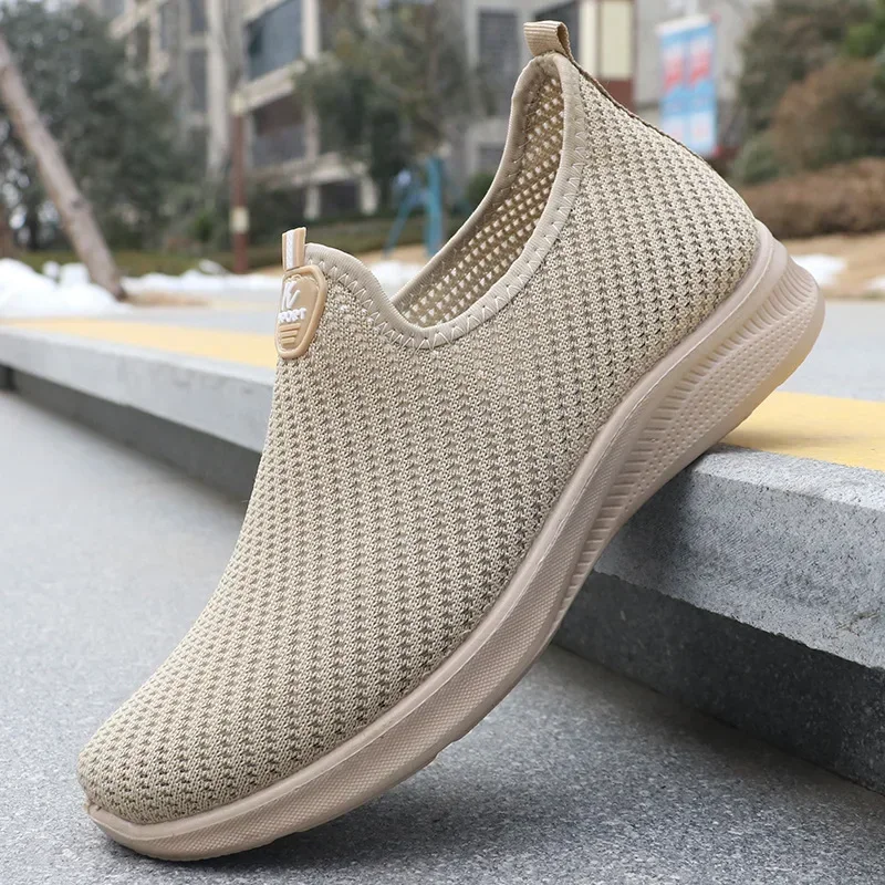 

Summer Men's Casual Shoes Fashion Mesh Sneakers Comfort Ventilate Loafers for Man Lightweight Non Slip Work Shoes Zapatos Hombre