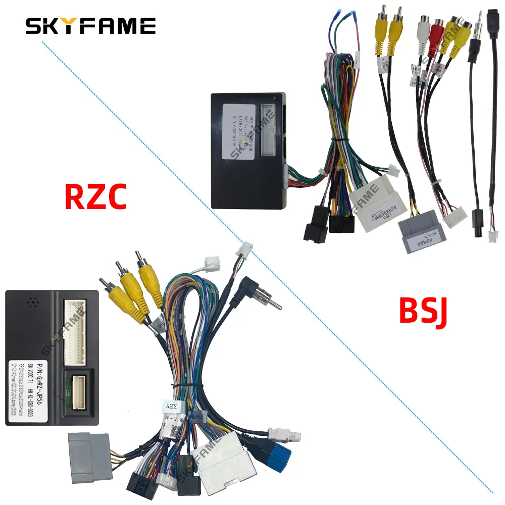 Car Wire Harness Adapter Power Cable Canbus Box Decoder For Dodge Journey Charger Fiat Freemont Leap Chrysler 300C G-RZ-JP56