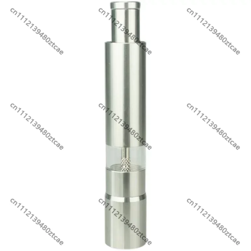 humb‑press Mini Stainless Steel Spice Grinding Bottle Manual Grinder For Barbecue Sea Salt Black And White Pepper Condiment